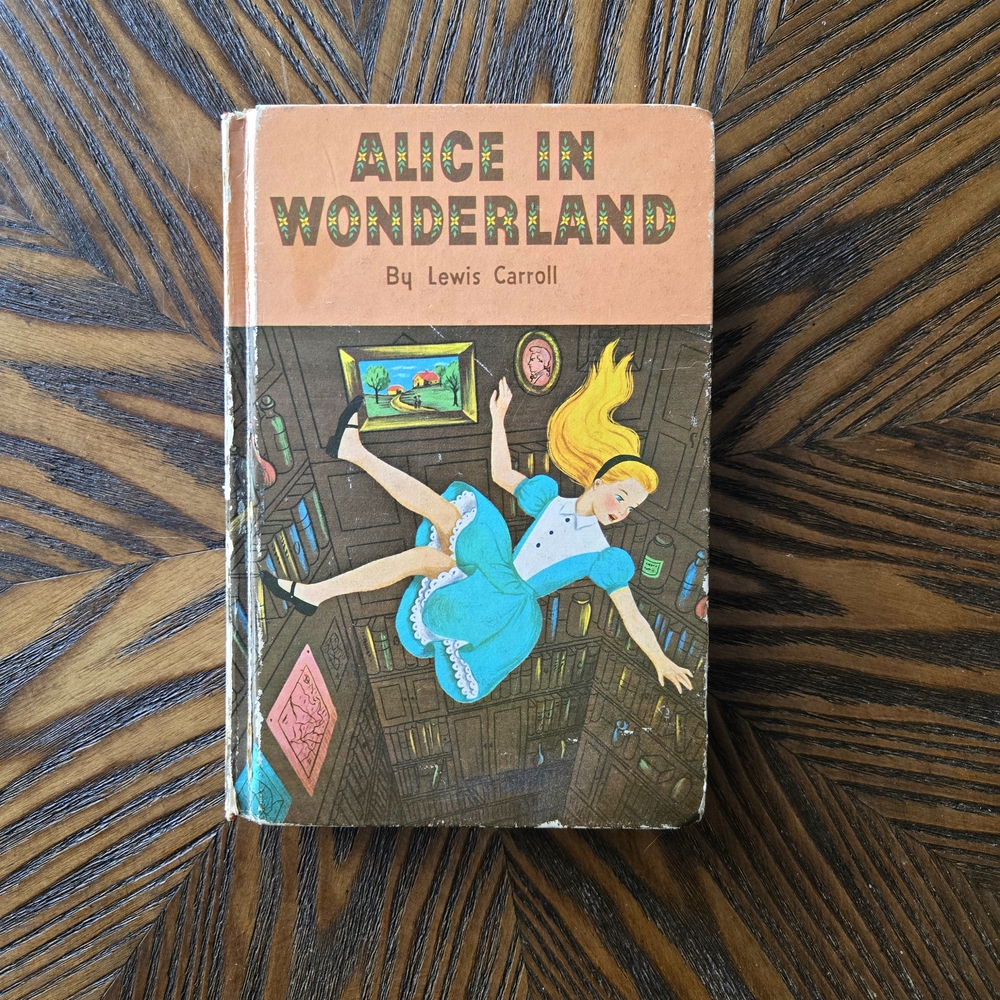 Alice in Wonderland Book by Lewis Carroll, Published 1955